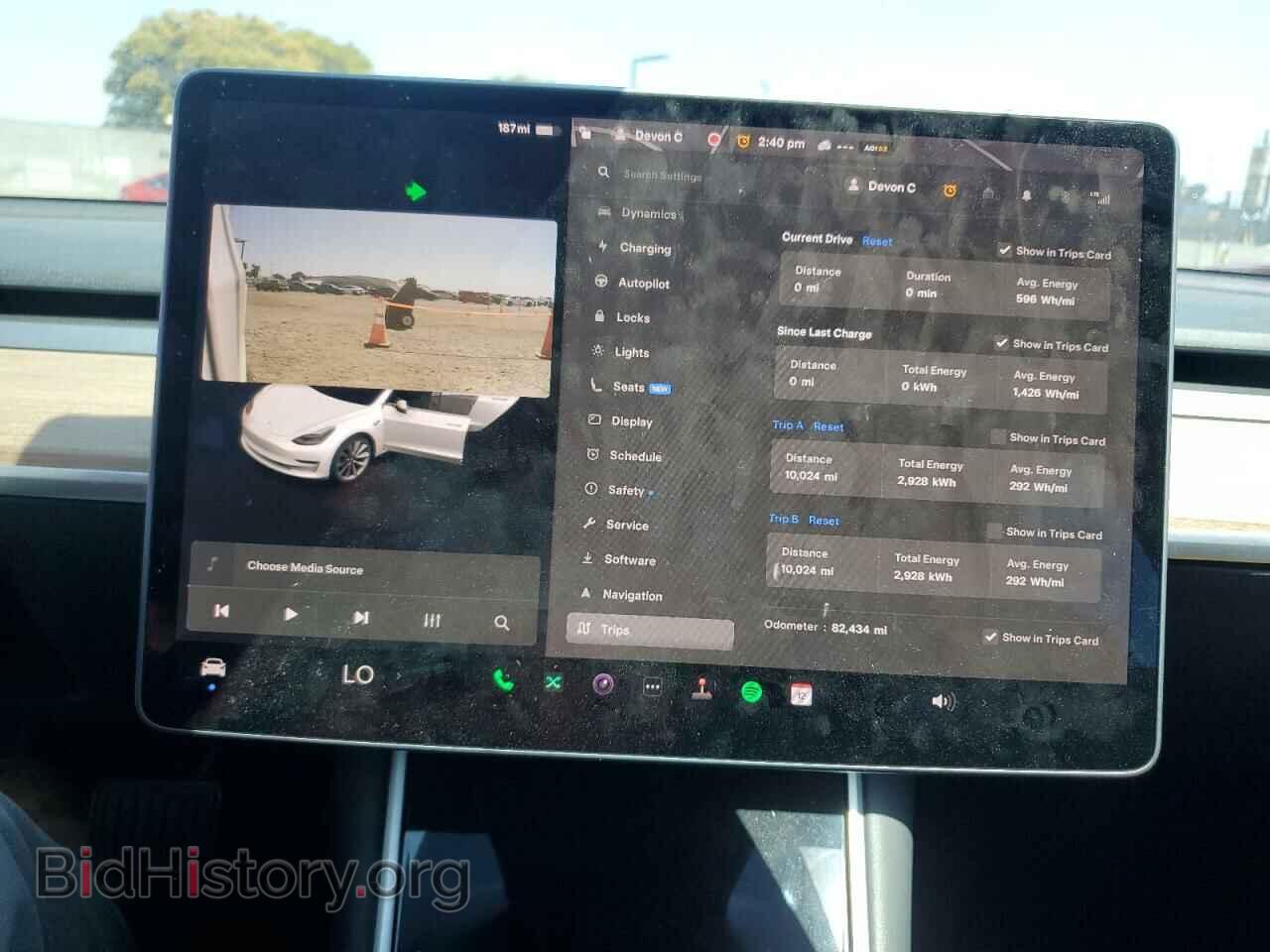 2019 TESLA MODEL 3 - VIN: 5YJ3E1EB7KF434113 - Photo 9