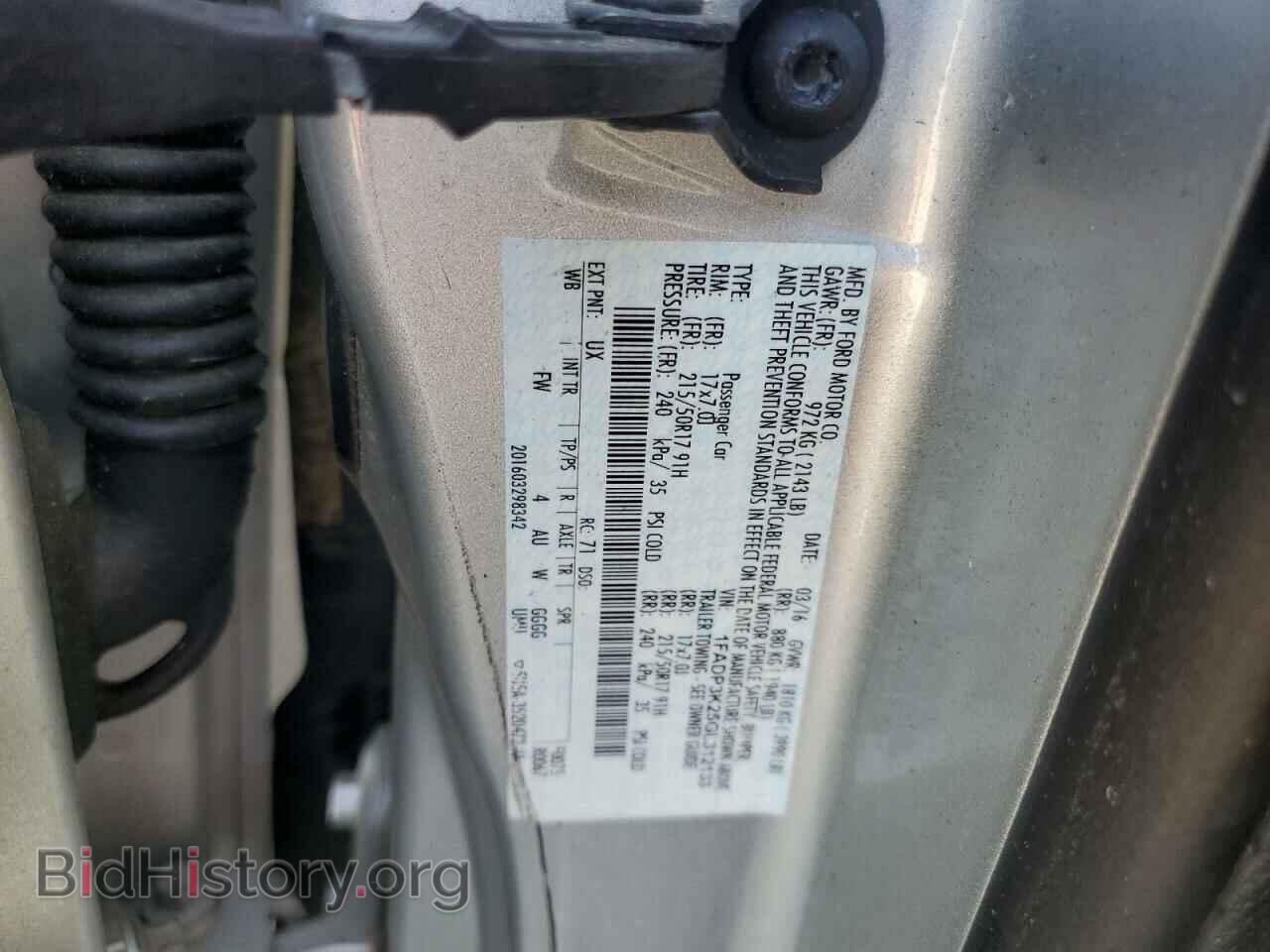 2016 FORD FOCUS - VIN: 1FADP3K25GL312133 - Фото 12