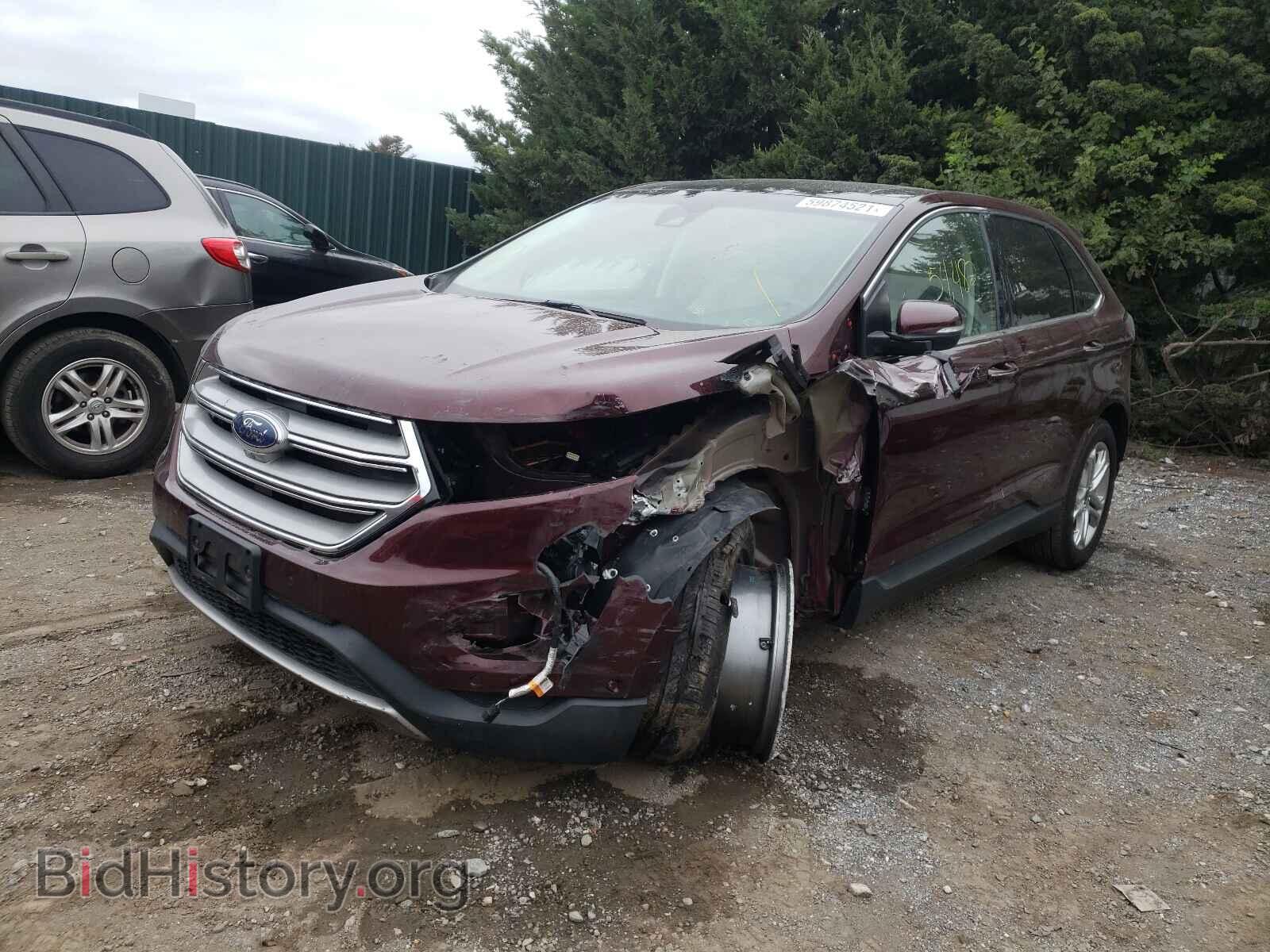2017 FORD EDGE - VIN: 2FMPK4K81HBB50336 - Фото 2
