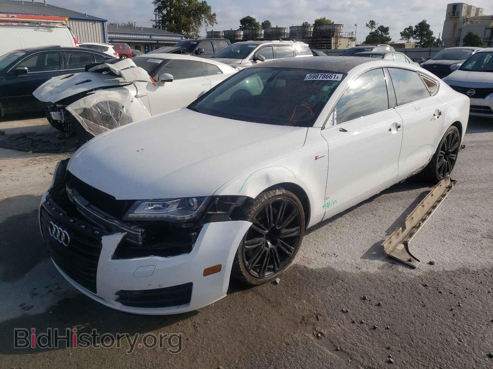 2014 AUDI A7 - VIN: WAUWGAFC8EN115174 - Фото 2