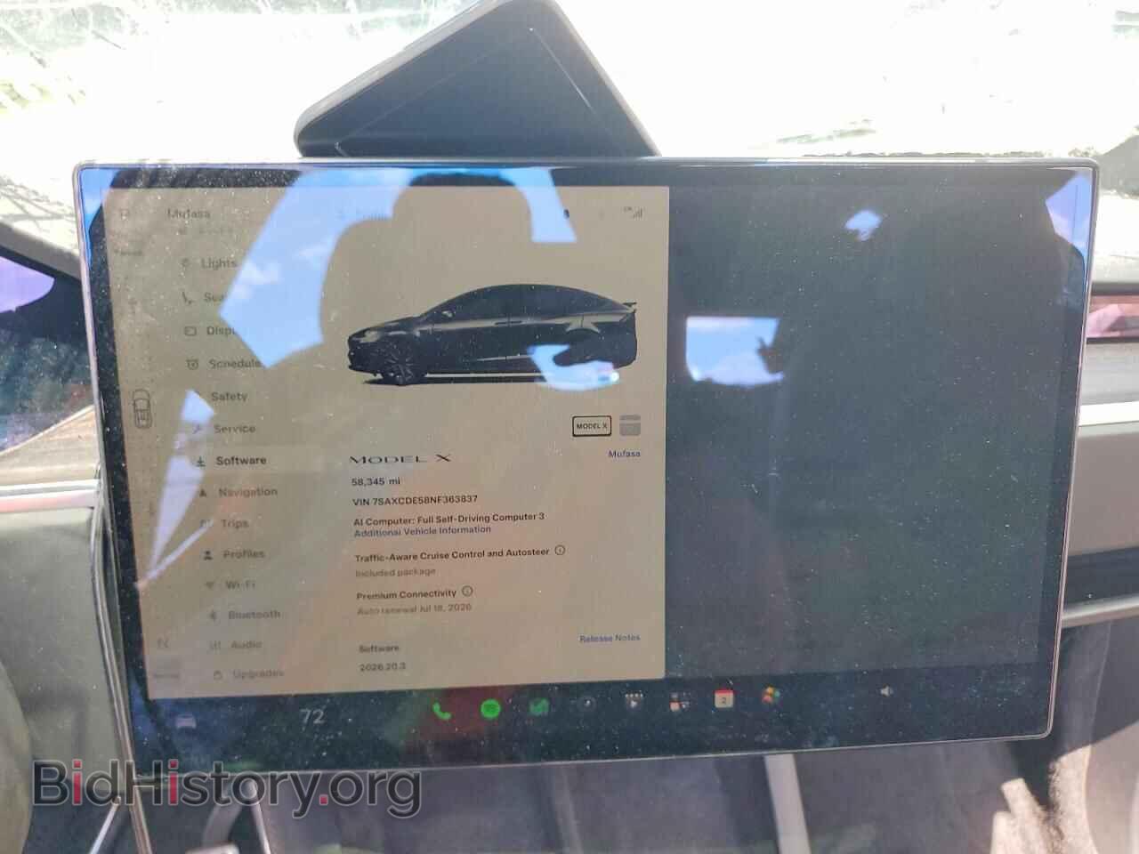 2022 TESLA MODEL X - VIN: 7SAXCDE58NF363837 - Photo 9