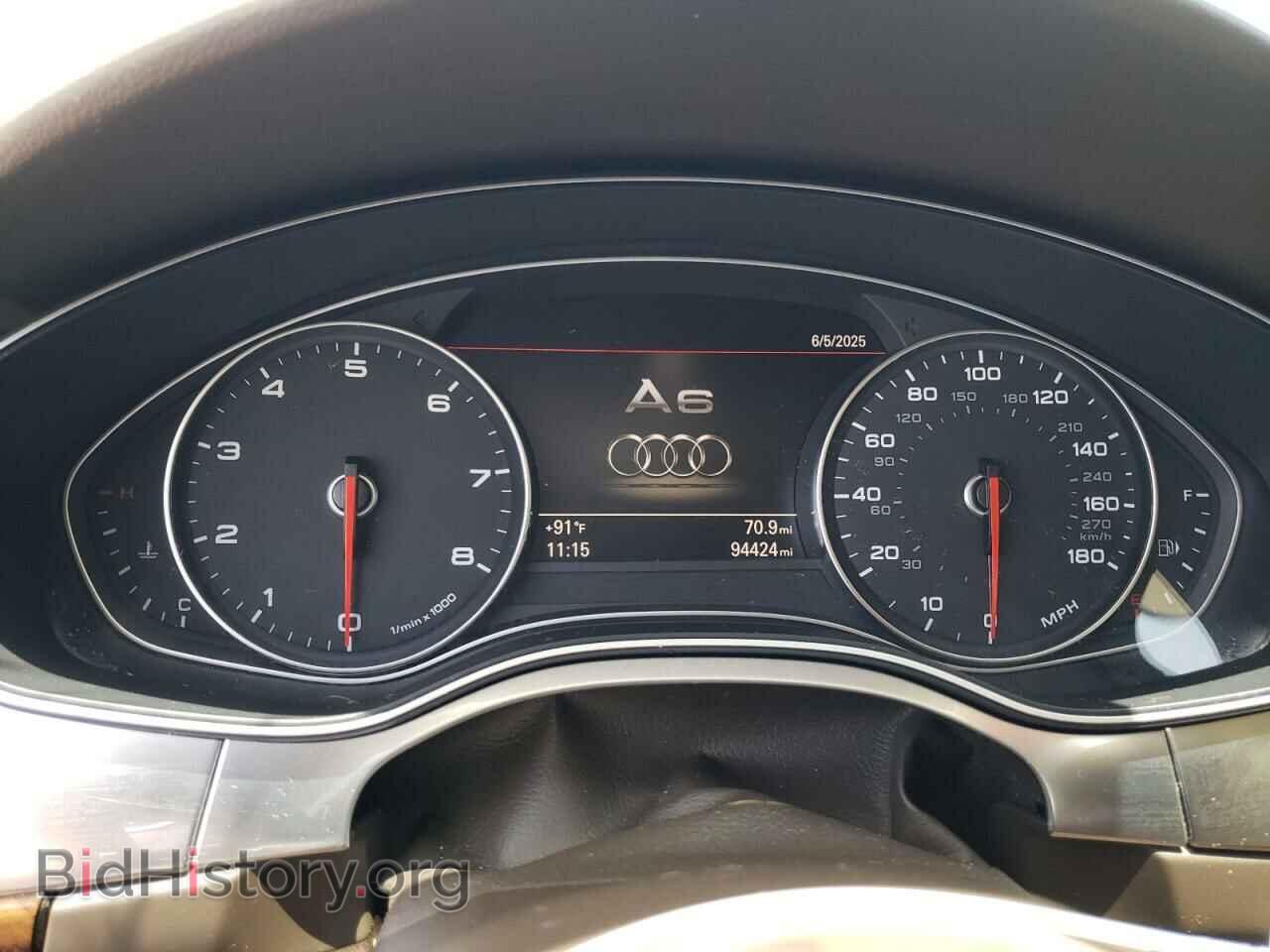 2014 AUDI A6 - VIN: WAUGFAFC1EN008944 - Фото 9