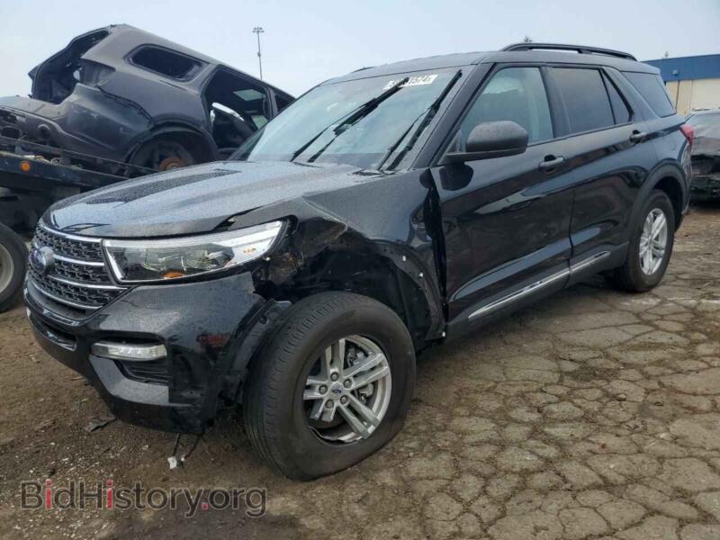 2023 Ford EXPLORER XLT (VIN 1FMSK8DH3PGB00026) — photo 1 of 12, Copart, damage: front end