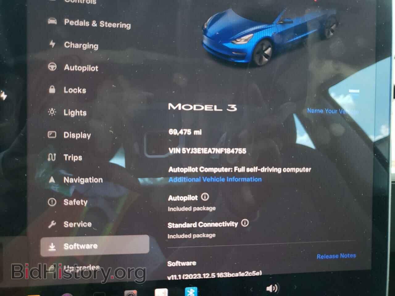 2022 TESLA MODEL 3 - VIN: 5YJ3E1EA7NF184755 - Photo 9