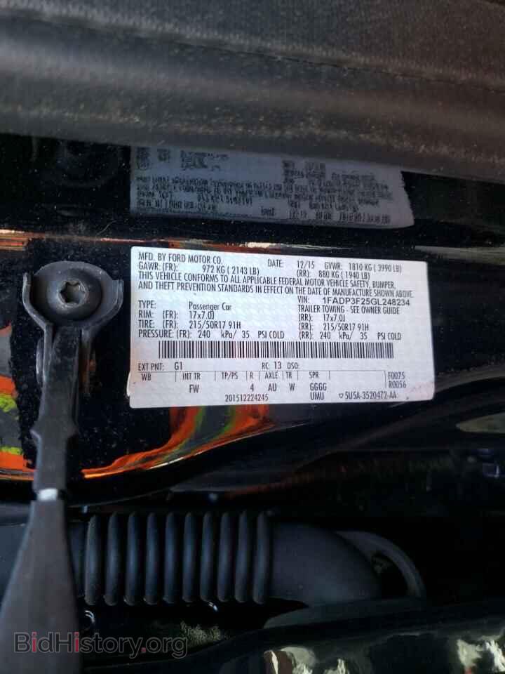 2016 FORD FOCUS - VIN: 1FADP3F25GL248234 - Фото 10