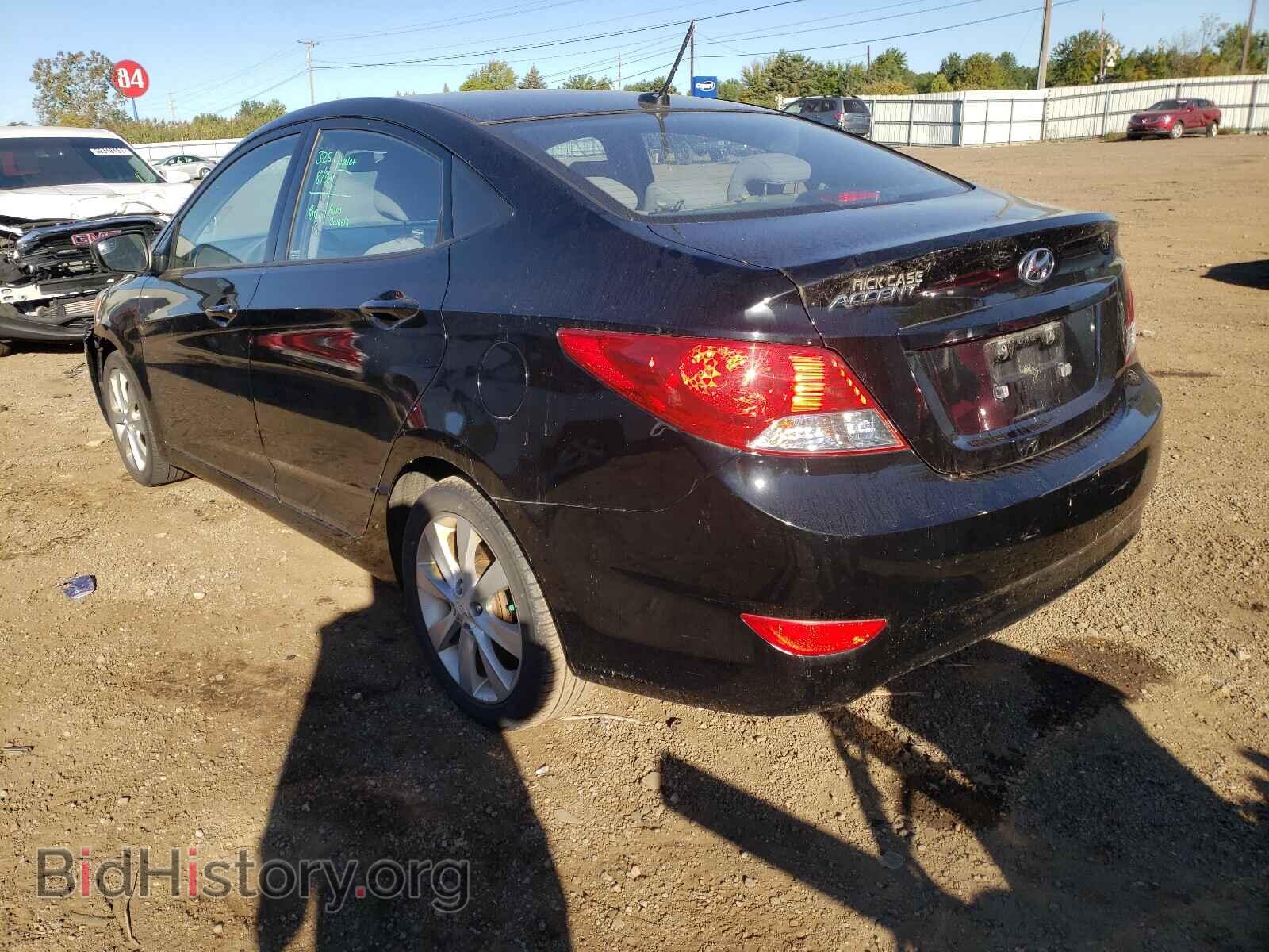 2014 HYUNDAI ACCENT - VIN: KMHCU4AE5EU753697 - Фото 3