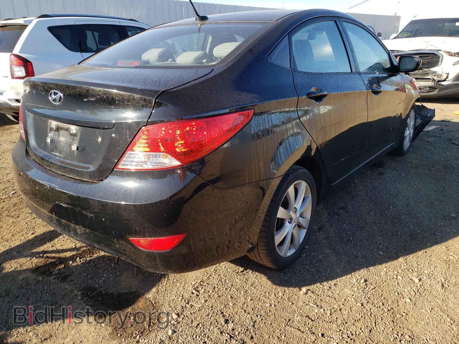 2014 HYUNDAI ACCENT - VIN: KMHCU4AE5EU753697 - Фото 4