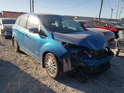 2014 Ford CMAX C-MAX PREM, blue — VIN 1FADP5CU4EL500070, Copart