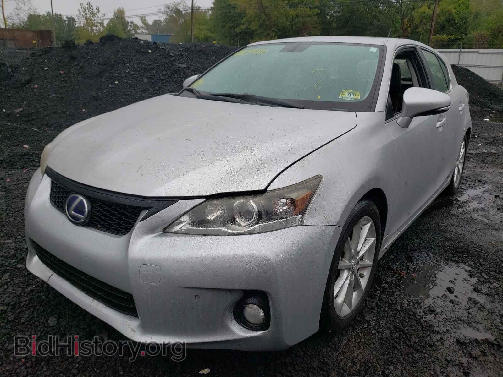 2012 LEXUS CT 200 - VIN: JTHKD5BH1C2100421 - Фото 2