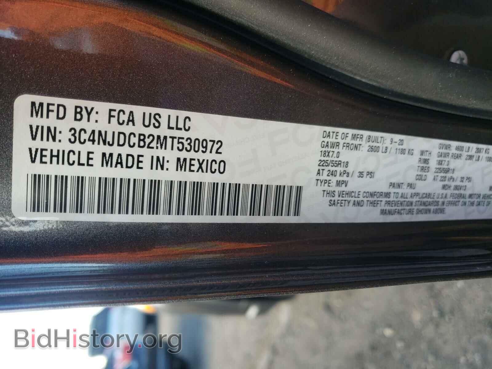 2021 JEEP COMPASS - VIN: 3C4NJDCB2MT530972 - Photo 10