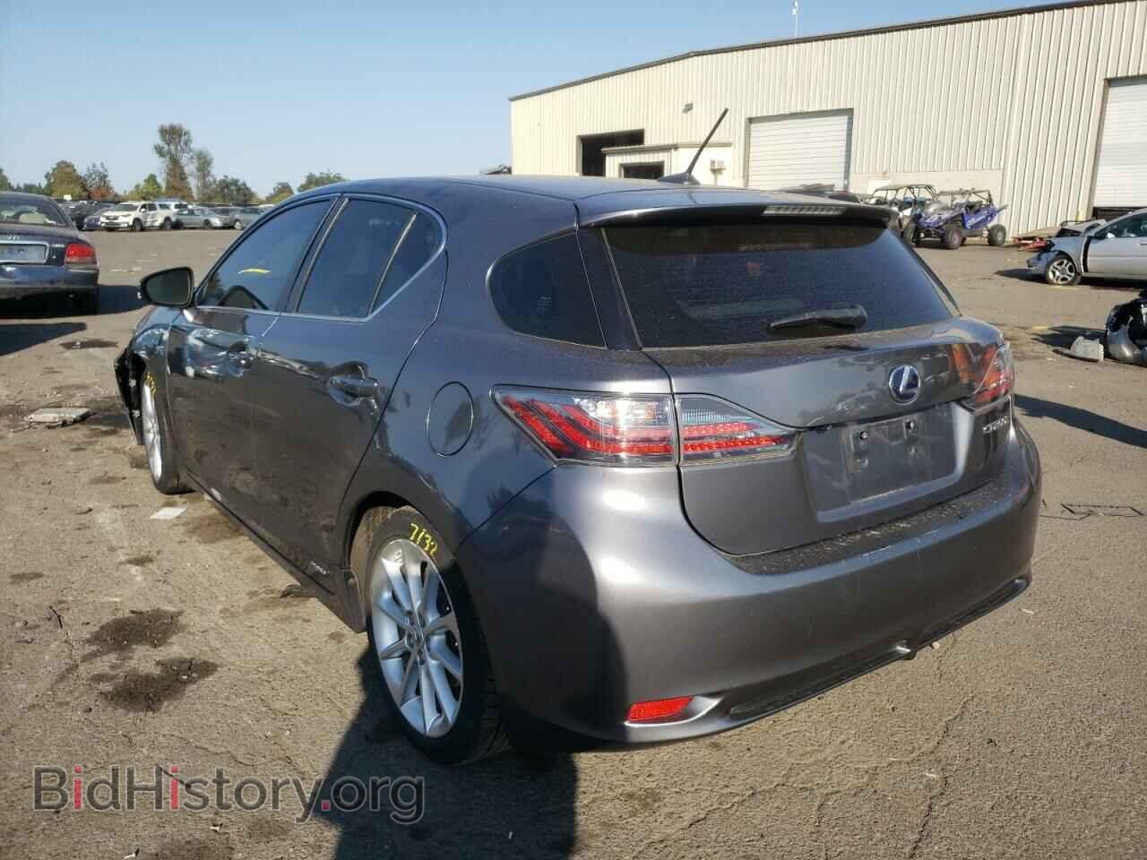 2012 LEXUS CT 200 - VIN: JTHKD5BH5C2105430 - Фото 3