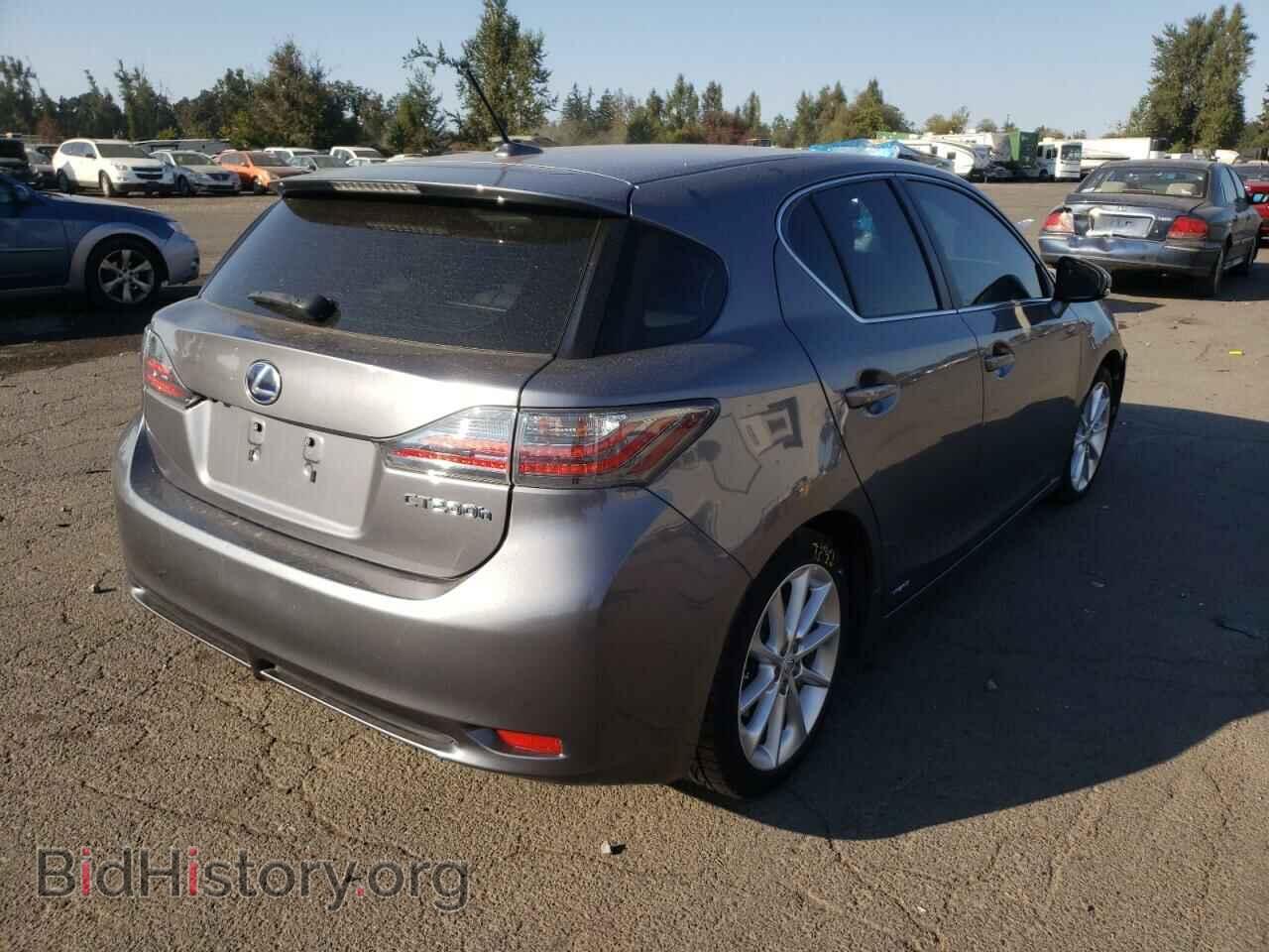 2012 LEXUS CT 200 - VIN: JTHKD5BH5C2105430 - Фото 4