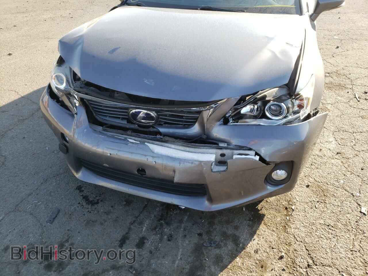 2012 LEXUS CT 200 - VIN: JTHKD5BH5C2105430 - Фото 9