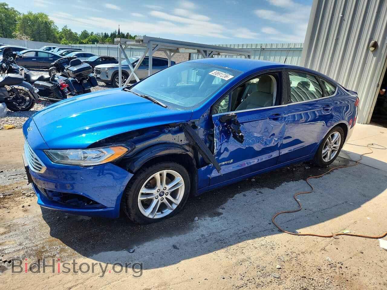 Photo 3FA6P0LU0JR146393 - FORD FUSION 2018