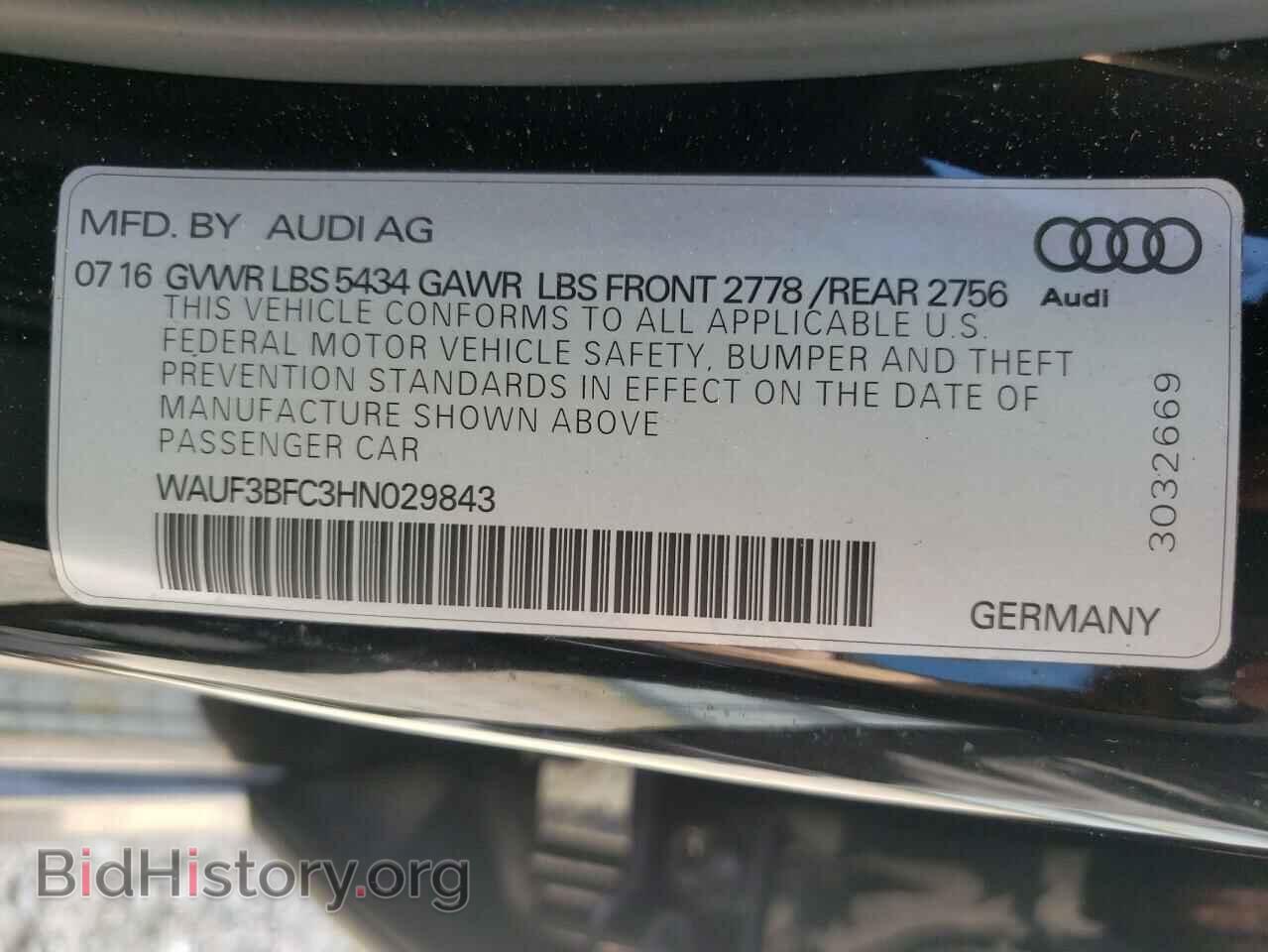 2017 AUDI A6 - VIN: WAUF3BFC3HN029843 - Фото 12