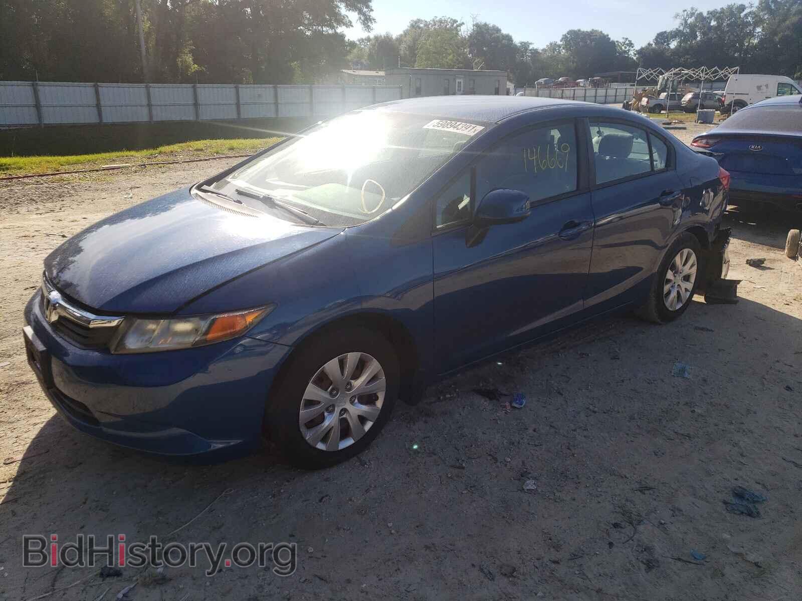 2012 HONDA CIVIC - VIN: 19XFB2F56CE082461 - Фото 2