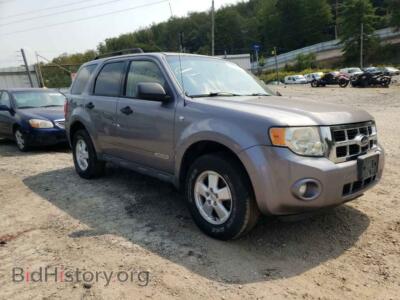 2008 Ford ESCAPE Escape XLT, gray — VIN 1FMCU93148KC31392, Copart