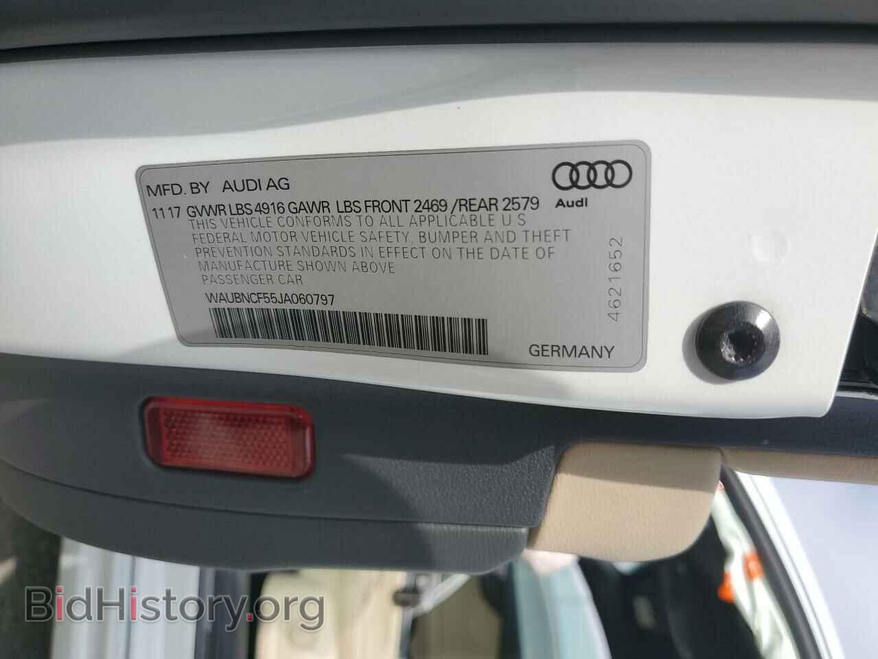 2018 AUDI A5 - VIN: WAUBNCF55JA060797 - Photo 12