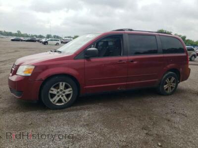 2010 Dodge CARAVAN Grand Cara, красный — VIN 2D4RN4DE5AR469830, Copart