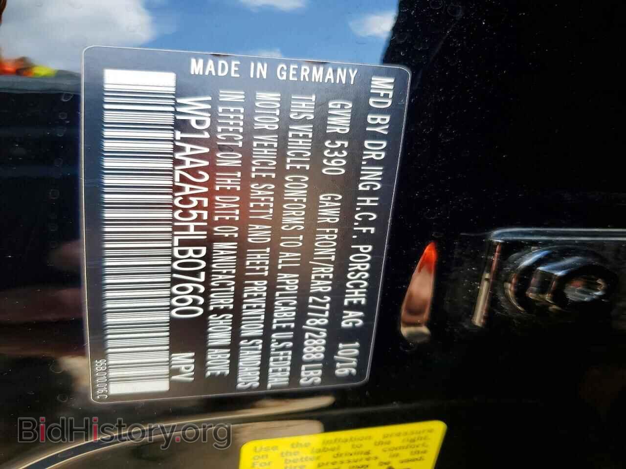2017 PORSCHE MACAN - VIN: WP1AA2A55HLB07660 - Photo 13