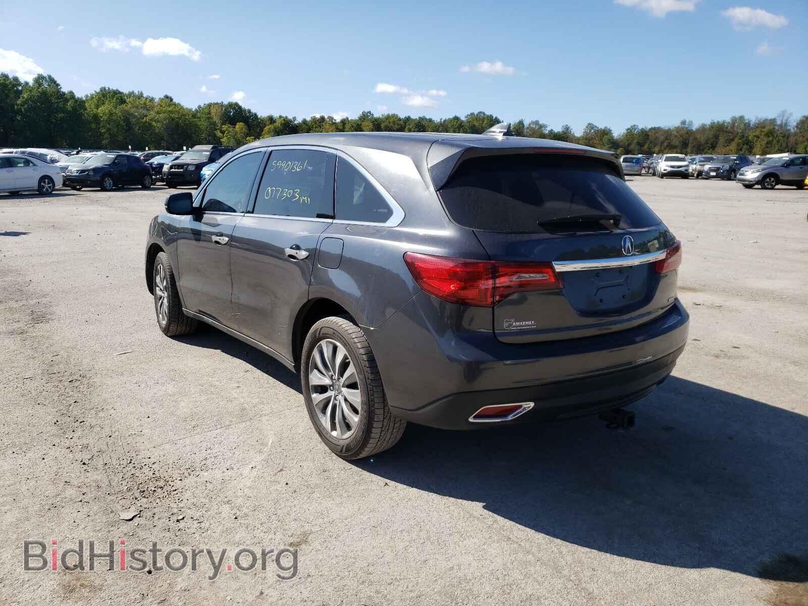 2015 ACURA MDX - VIN: 5FRYD4H44FB001408 - Фото 3