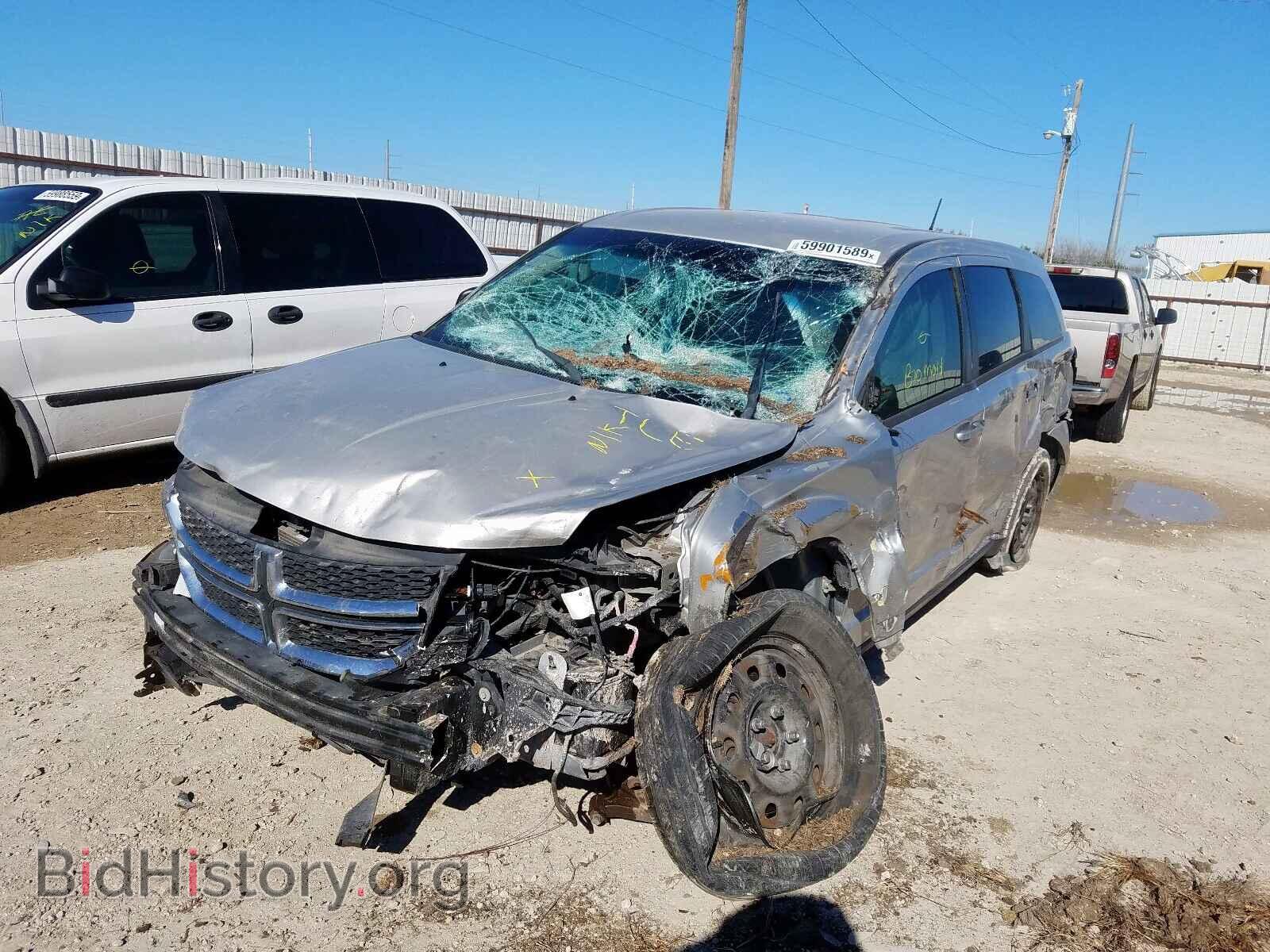 2013 DODGE JOURNEY - VIN: 3C4PDCAB5DT733349 - Фото 2