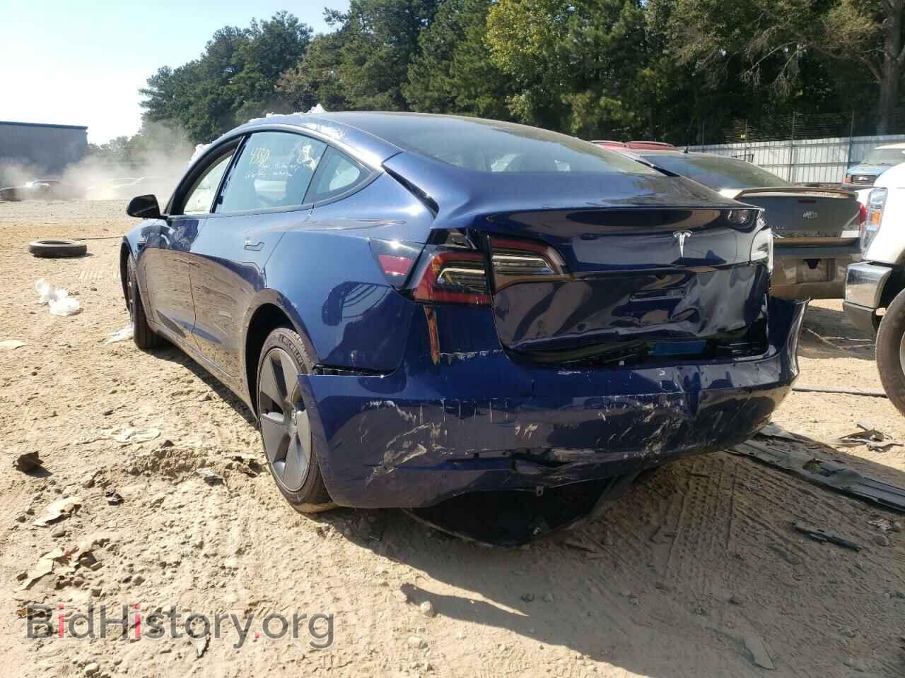 2022 TESLA MODEL 3 - VIN: 5YJ3E1EAXNF185706 - Фото 3