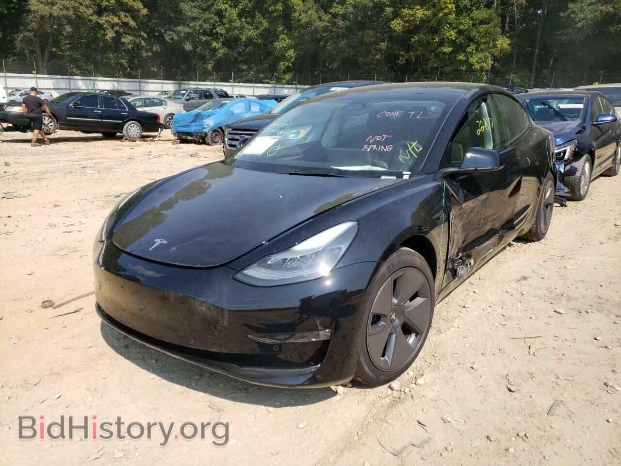 2022 TESLA MODEL 3 - VIN: 5YJ3E1EA5NF191963 - Фото 2