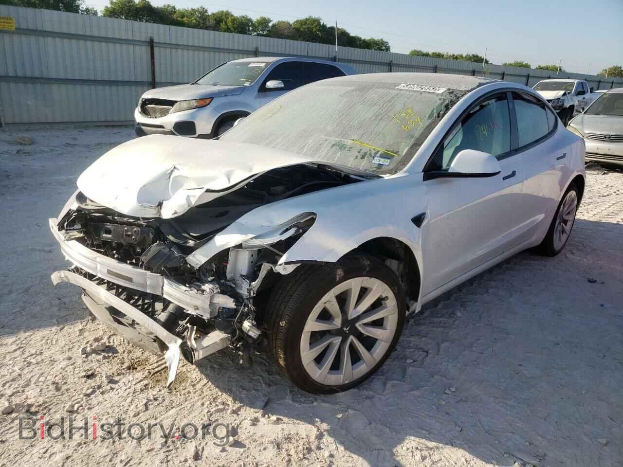 2022 TESLA MODEL 3 - VIN: 5YJ3E1EA5NF188674 - Фото 2