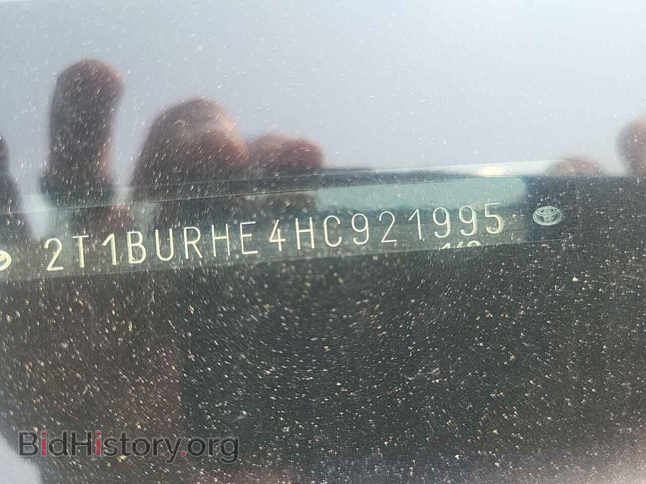 2017 TOYOTA COROLLA - VIN: 2T1BURHE4HC921995 - Фото 12