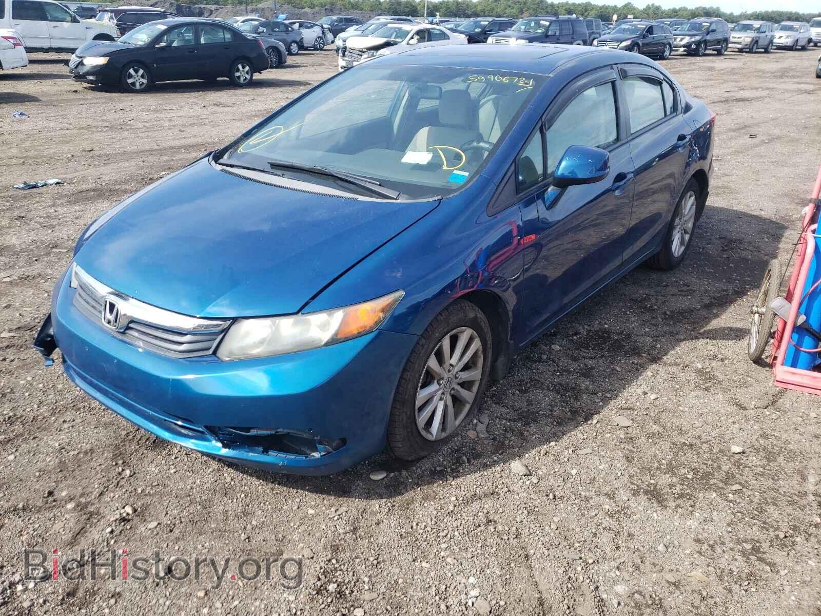 2012 HONDA CIVIC - VIN: 19XFB2F82CE348357 - Фото 2