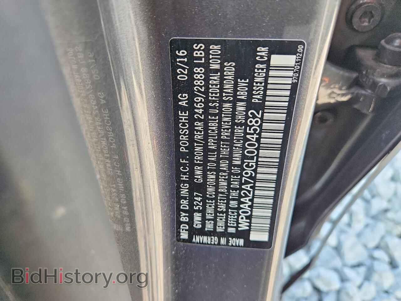 2016 PORSCHE PANAMERA - VIN: WP0AA2A79GL004582 - Photo 12