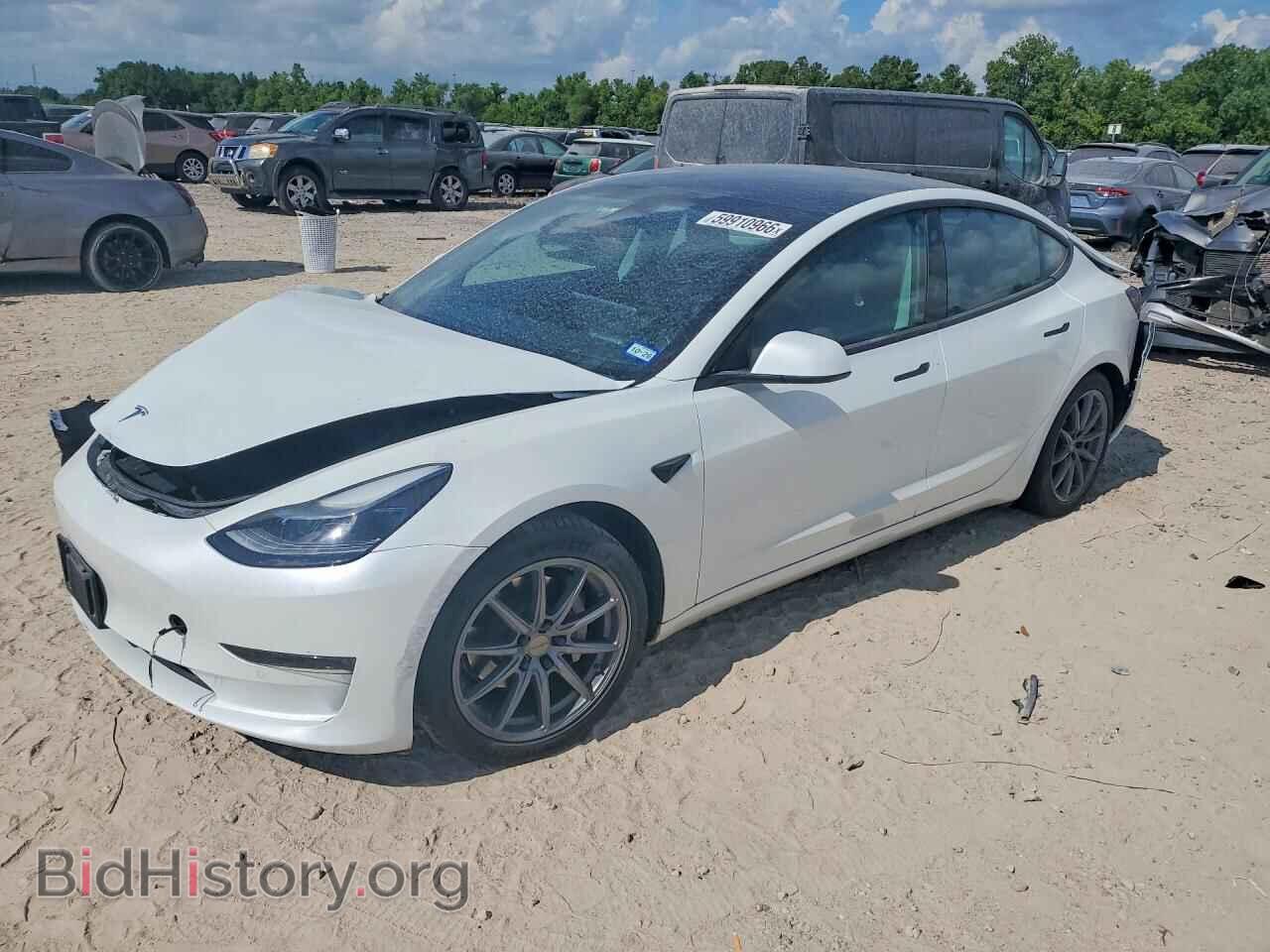 Фотография 5YJ3E1EA9MF090813 - TESLA MODEL 3 2021