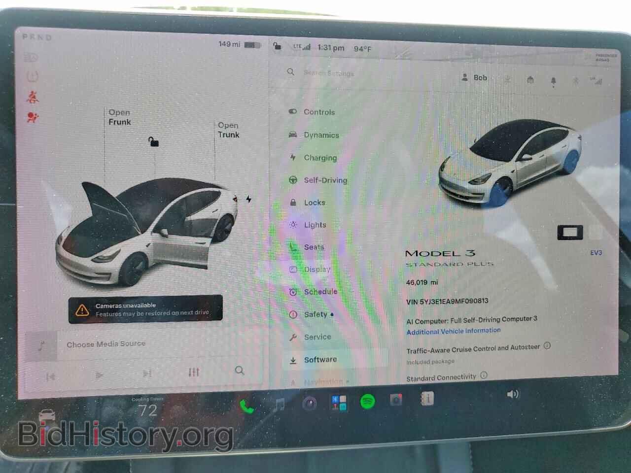 2021 TESLA MODEL 3 - VIN: 5YJ3E1EA9MF090813 - Фото 9