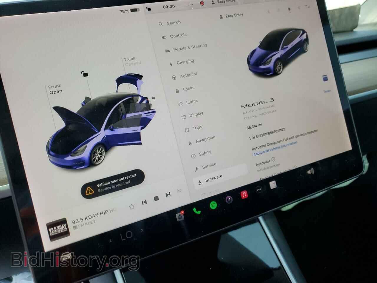 2019 TESLA MODEL 3 - VIN: 5YJ3E1EB5KF211102 - Фото 9