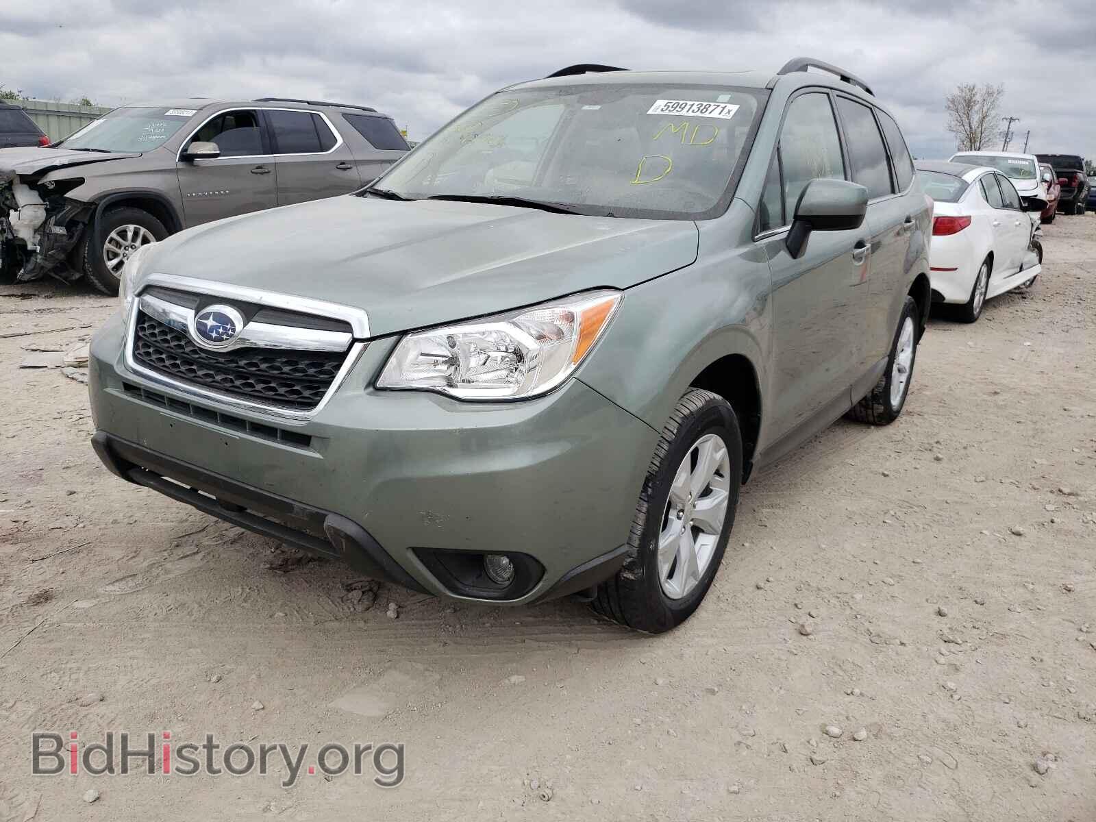 2016 SUBARU FORESTER - VIN: JF2SJARCXGH429104 - Фото 2