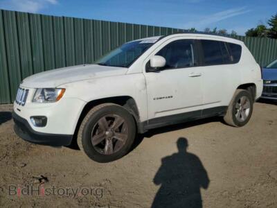 2015 Jeep COMPASS Latitude, white — VIN 1C4NJDEB0FD121682, Copart