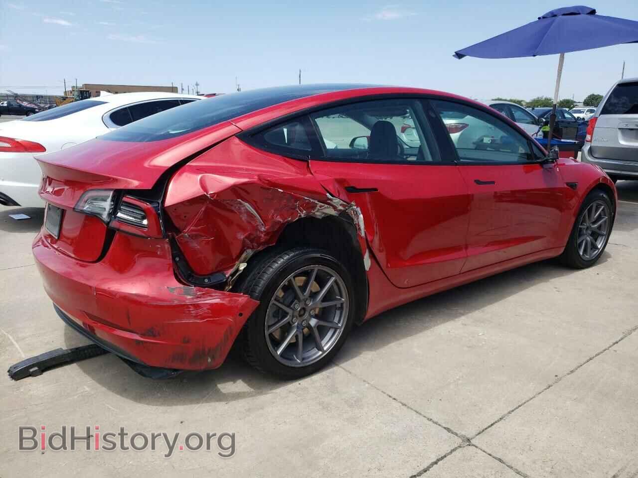 2022 TESLA MODEL 3 - VIN: 5YJ3E1EA7NF185257 - Фото 3