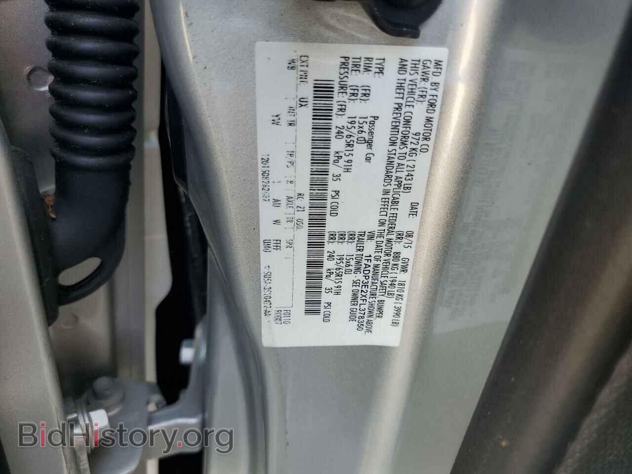 2015 FORD FOCUS - VIN: 1FADP3E2XFL378350 - Фото 12