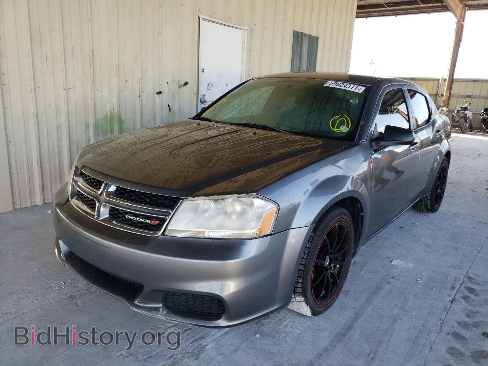 2013 DODGE AVENGER - VIN: 1C3CDZAG1DN748223 - Фото 2