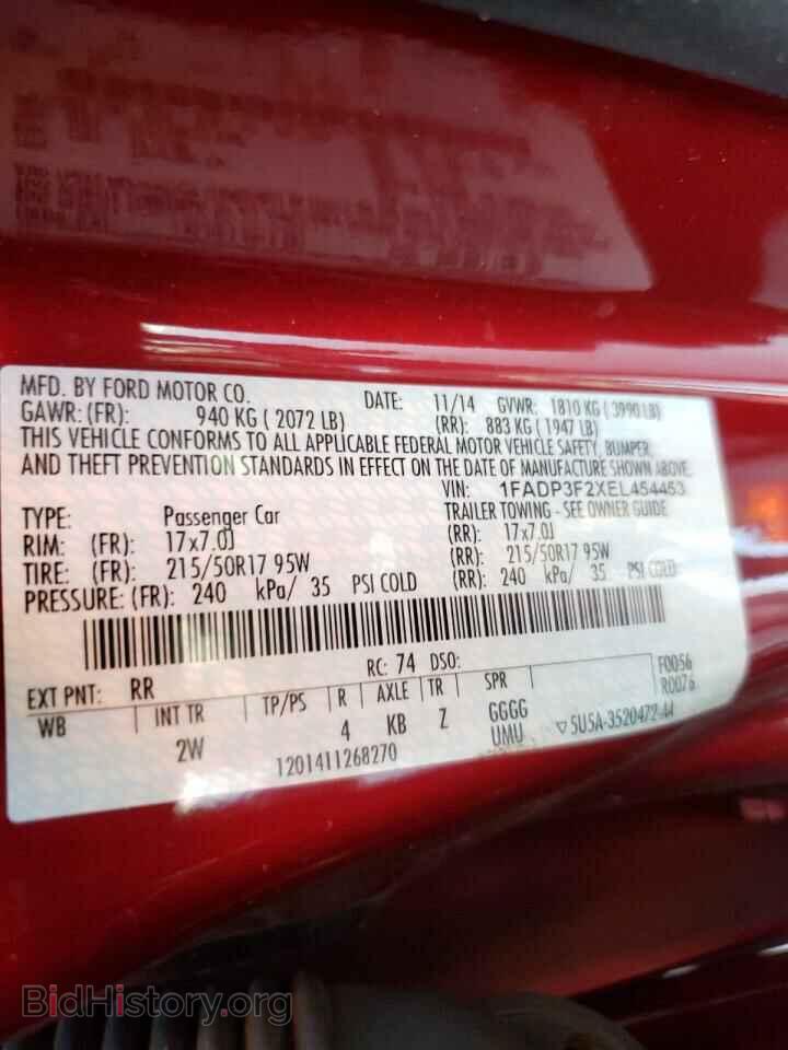 2014 FORD FOCUS - VIN: 1FADP3F2XEL454453 - Photo 10