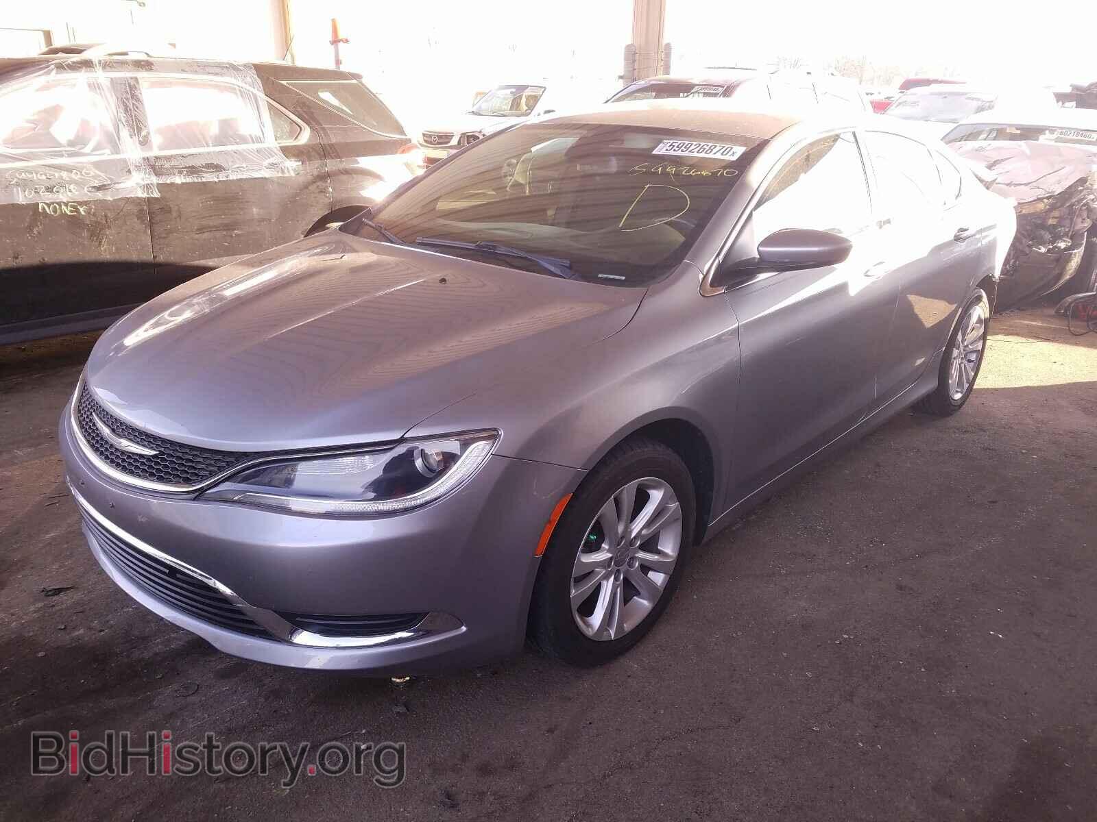 2015 CHRYSLER 200 - VIN: 1C3CCCAB1FN503736 - Фото 2