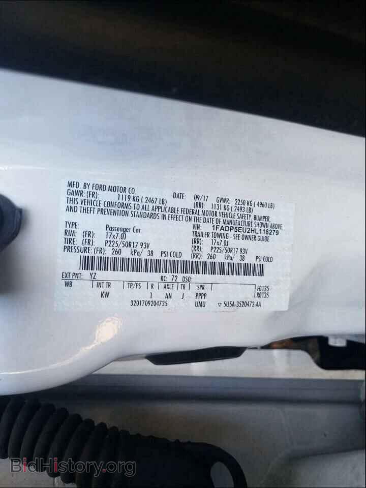 2017 FORD CMAX - VIN: 1FADP5EU2HL118279 - Фото 10