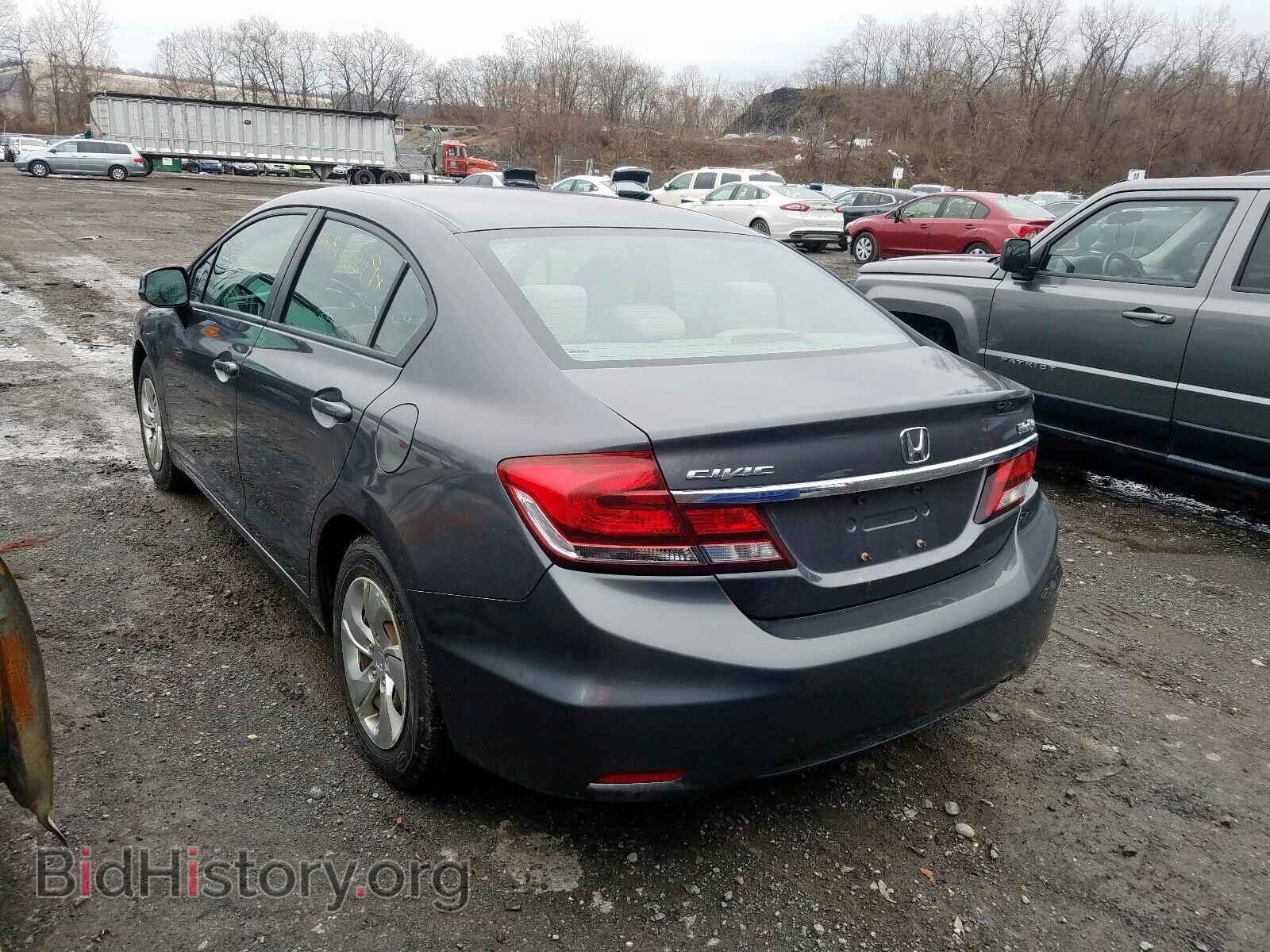 2013 HONDA CIVIC LX - VIN: 2HGFB2F54DH565955 - Фото 3