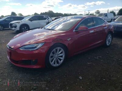 2016 Tesla MODEL S, красный — VIN 5YJSA1E29GF160234, Copart