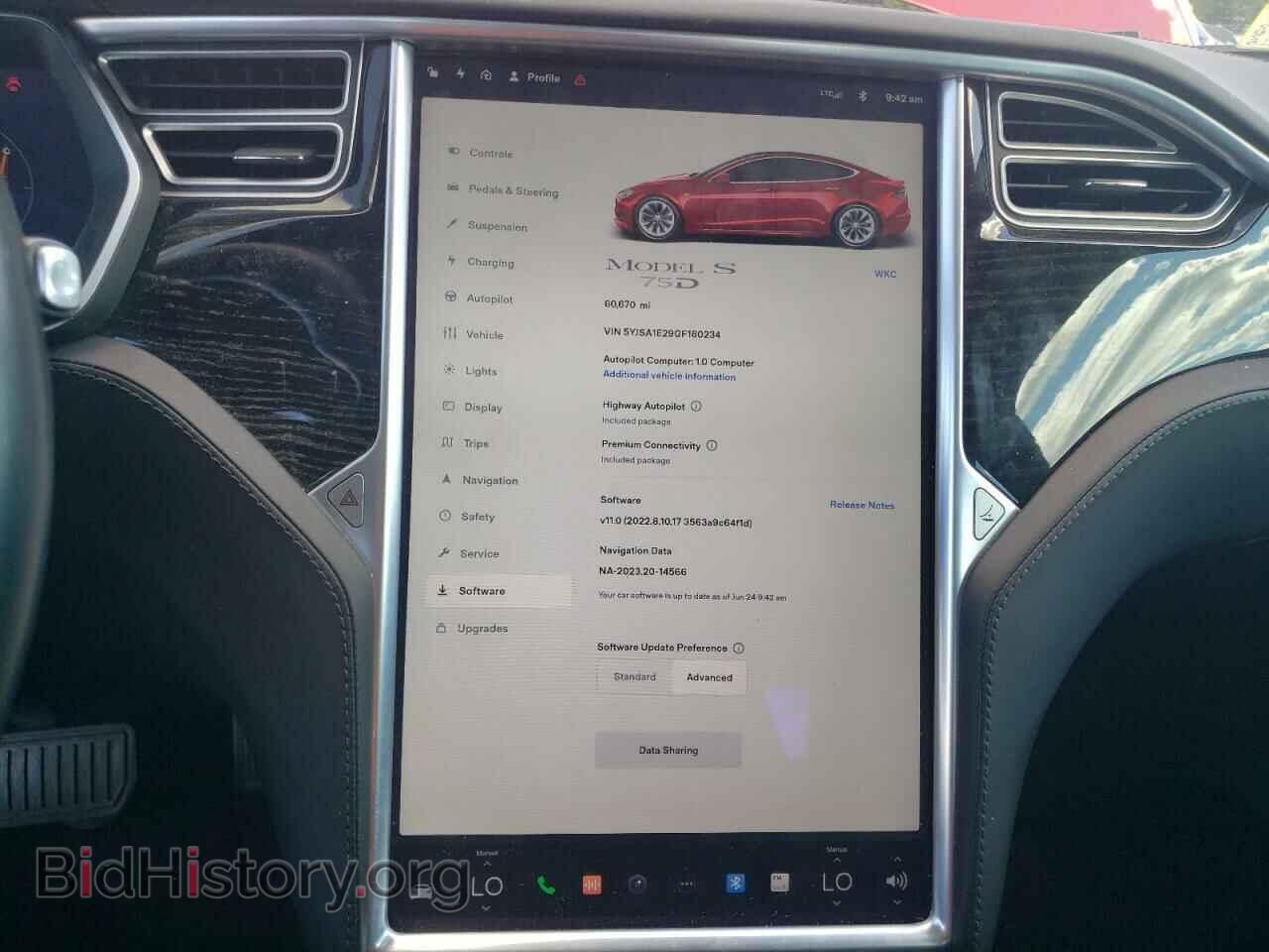 2016 TESLA MODEL S - VIN: 5YJSA1E29GF160234 - Photo 9