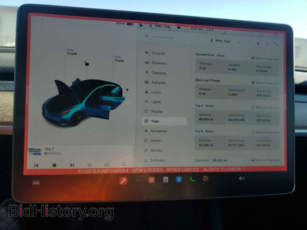 2021 TESLA MODEL 3 - VIN: 5YJ3E1EA5MF046064 - Photo 9
