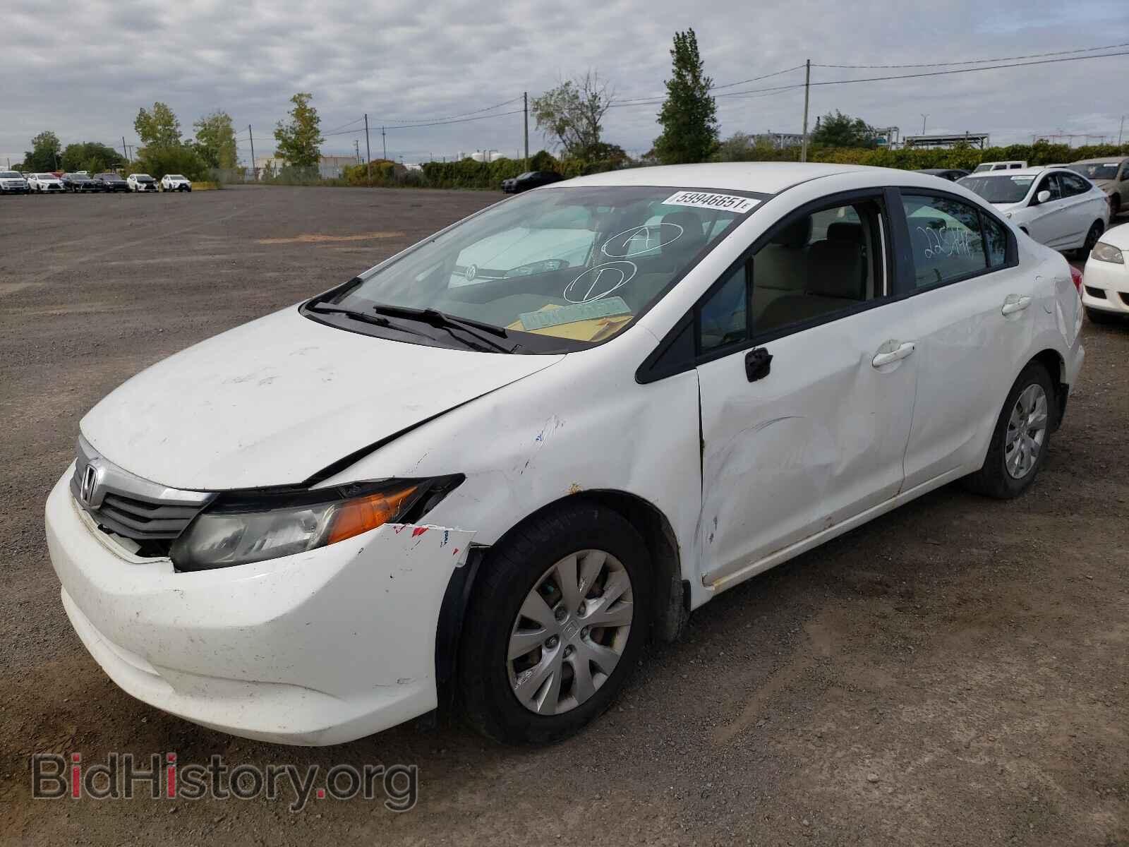 2012 HONDA CIVIC - VIN: 2HGFB2E46CH033937 - Фото 2
