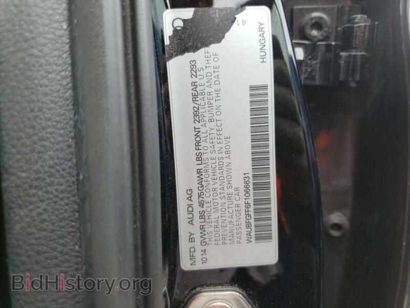 2015 Audi A3 (VIN WAUBFGFF6F1066631) — фото 10 из 10