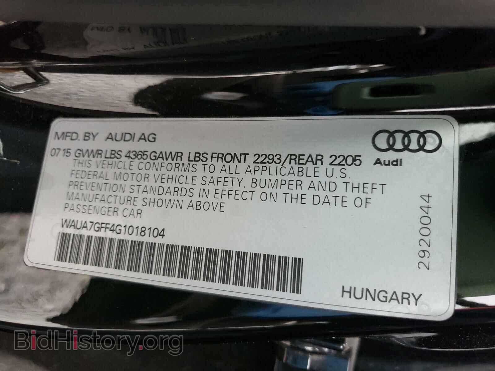 2016 AUDI A3 - VIN: WAUA7GFF4G1018104 - Photo 10